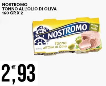 Vantaggio Cash&Carry NOSTROMO TONNO ALL'OLIO DI OLIVA 160 GR X 2 offerta