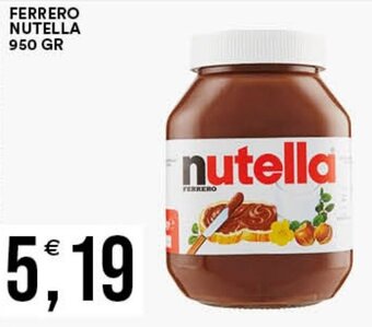Vantaggio Cash&Carry FERRERO NUTELLA 950 GR offerta
