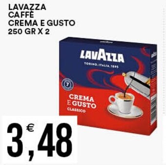 Vantaggio Cash&Carry LAVAZZA CAFFÈ CREMA E GUSTO 250 GR X 2 offerta