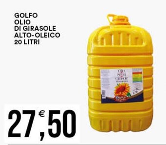 Vantaggio Cash&Carry GOLFO OLIO DI GIRASOLE ALTO-OLEICO 20 LITRI offerta