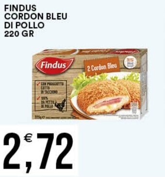 Vantaggio Cash&Carry FINDUS CORDON BLEU DI POLLO 220 GR offerta