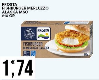 Vantaggio Cash&Carry FROSTA FISHBURGER MERLUZZO ALASKA MSC 210 GR offerta