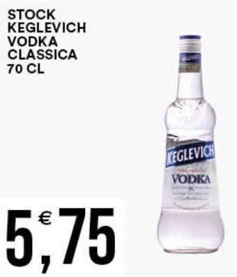 STOCK KEGLEVICH VODKA CLASSICA 70 CL