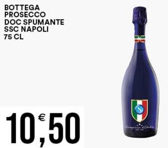 BOTTEGA PROSECCO DOC SPUMANTE SSC NAPOLI 75 CL