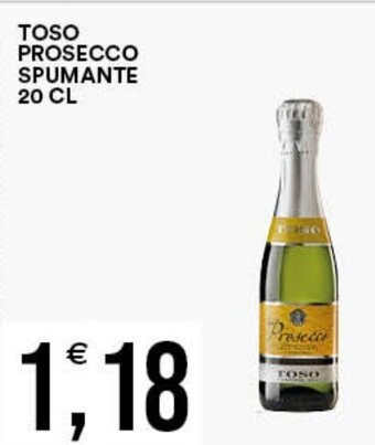 TOSO PROSECCO SPUMANTE 20 CL