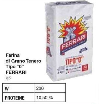 Docks Market Farina di Grano Tenero Tipo "0" FERRARI kg 5 offerta