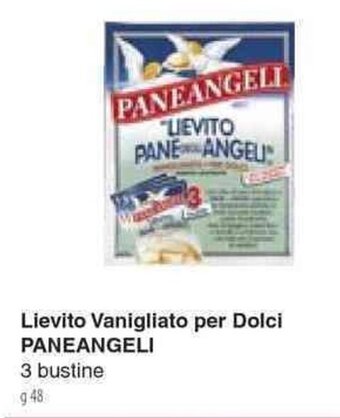 Lievito Vanigliato per Dolci PANEANGELI 3 bustine g 48