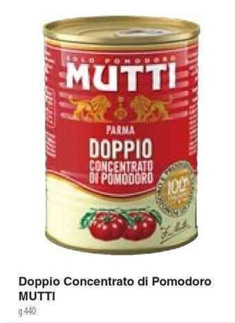 Docks Cash&Carry Doppio Concentrato di Pomodoro MUTTI g 440 offerta