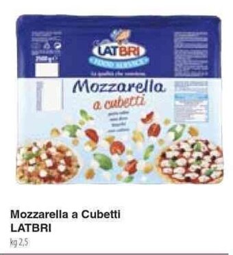 Docks Cash&Carry Mozzarella a Cubetti LATBRI kg 2,5 offerta