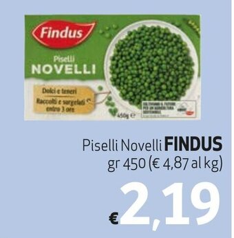 Piselli Novelli FINDUS gr 450