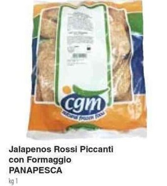 Jalapenos Rossi Piccanti con Formaggio PANAPESCA kg 1
