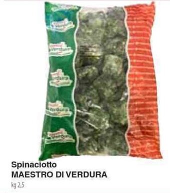 Docks Cash&Carry Spinaciotto MAESTRO DI VERDURA kg 2,5 offerta