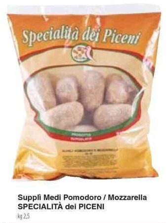 Docks Market Supplì Medi Pomodoro / Mozzarella SPECIALITÀ dei PICENI kg 2,5 offerta