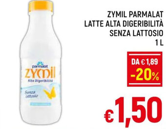 Famila Market ZYMIL PARMALAT LATTE ALTA DIGERIBILITÀ SENZA LATTOSIO 1L offerta