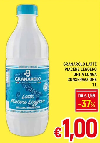 Famila Market GRANAROLO LATTE PIACERE LEGGERO UHT A LUNGA CONSERVAZIONE 1L offerta
