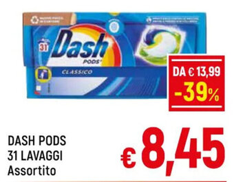 DASH PODS 31 LAVAGGI Assortito