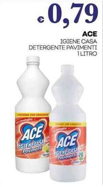 Pilato ACE IGIENE CASA DETERGENTE PAVIMENTI 1 LITRO offerta