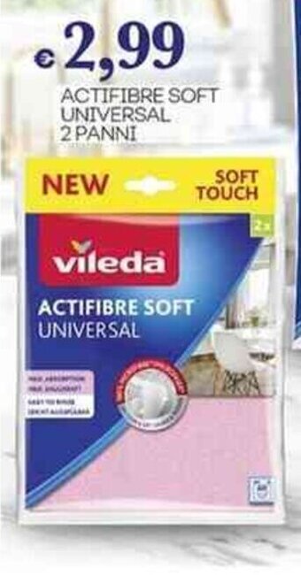 Pilato vileda ACTIFIBRE SOFT UNIVERSAL 2 PANNI offerta