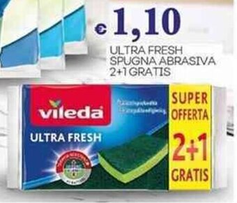 Pilato vileda ULTRA FRESH SPUGNA ABRASIVA 2+1 GRATIS offerta
