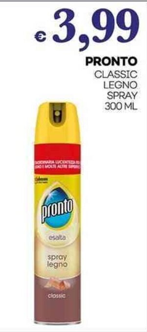 Pilato PRONTO CLASSIC LEGNO SPRAY 300 ML offerta