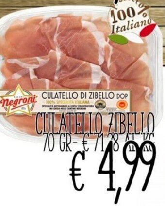CULATELLO ZIBELLO 70 GR