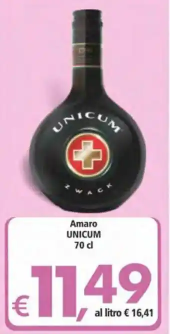 Alter Discount Unicum Amaro 70cl offerta