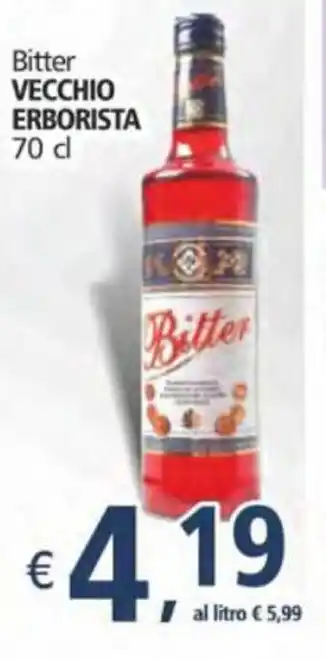 Vecchio Erborista Bitter 70cl