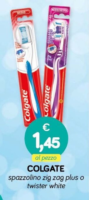 Colgate spazzolino Zig Zag plus o twister white