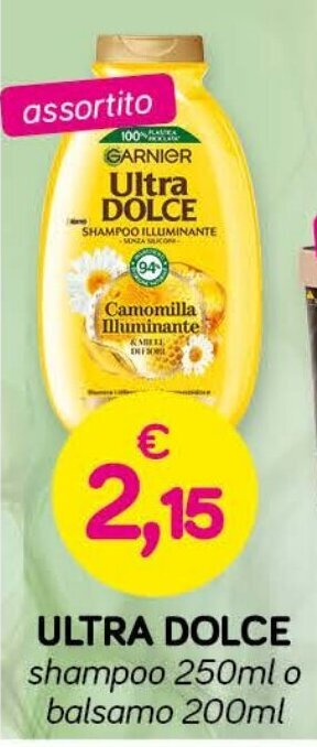 Il Tulipano Ultra DOLCE shampoo 250ml o balsamo 200ml offerta