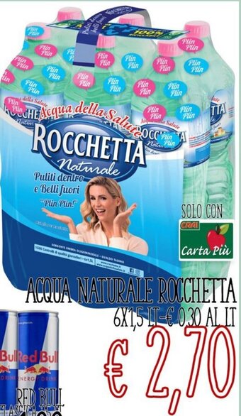 Xxs Market ACQUA NATURALE ROCCHETTA 6X1,5 LT offerta