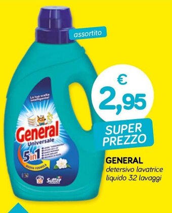 GENERAL detersivo lavatrice liquido 32 lavaggi