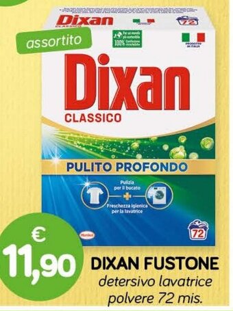 Il Tulipano DIXAN FUSTONE detersivo lavatrice polvere 72 mis. offerta