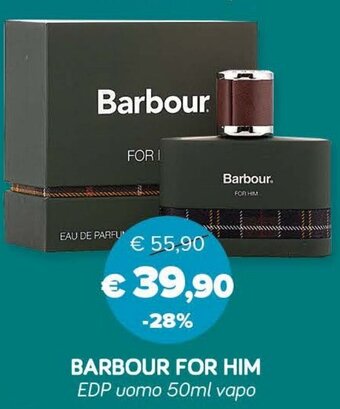 Il Tulipano BARBOUR FOR HIM EDP uomo 50ml vapo offerta
