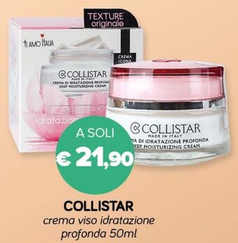 Il Tulipano COLLISTAR crema viso idratazione profonda 50ml offerta