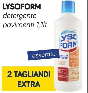 LYSOFORM detergente pavimenti 1,1lt