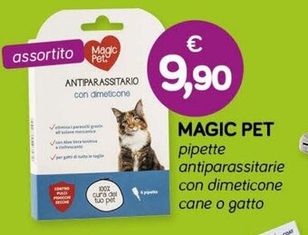 MAGIC PET pipette antiparassitarie con dimeticone cane o gatto