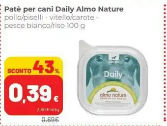 Coop Almo Nature Patè Per Cani Daily offerta