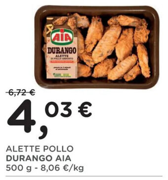 ALETTE POLLO DURANGO AIA 500 g