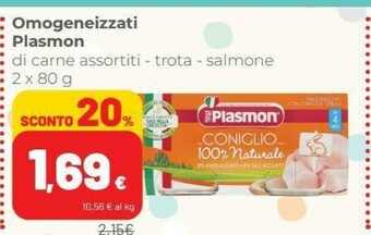 Coop Plasmon Omogeneizzati offerta