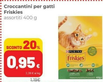 Coop Purina Friskies Croccantini Per Gatti offerta