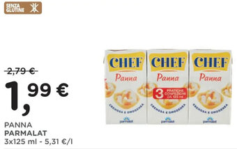 Poli PANNA PARMALAT 3x125 ml offerta