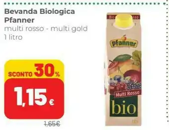 Coop Pfanner Bevanda Biologica offerta