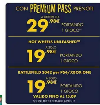 Gamestop Hot Wheels Unleashed offerta