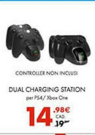 Gamestop Dual Charging Station offerta