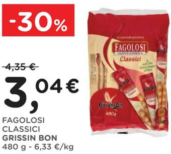 FAGOLOSI CLASSICI GRISSIN BON 480 g