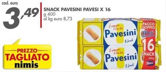 Italmark SNACK PAVESINI PAVESI X 16 g 400 offerta