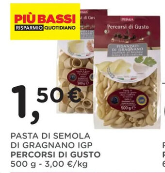 Poli PASTA DI SEMOLA DI GRAGNANO IGP PERCORSI DI GUSTO 500 g offerta