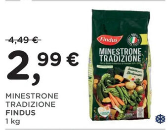 Poli MINESTRONE TRADIZIONE FINDUS 1 kg offerta