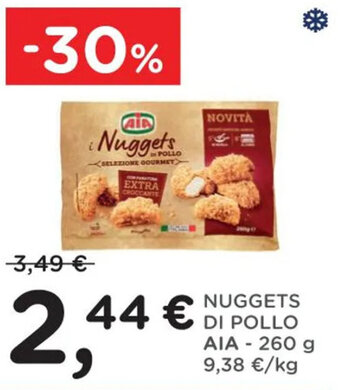 Poli NUGGETS DI POLLO AIA - 260 g offerta