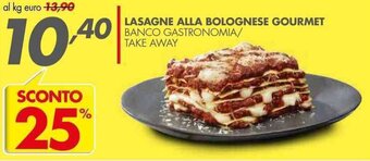 Italmark LASAGNE ALLA BOLOGNESE GOURMET offerta